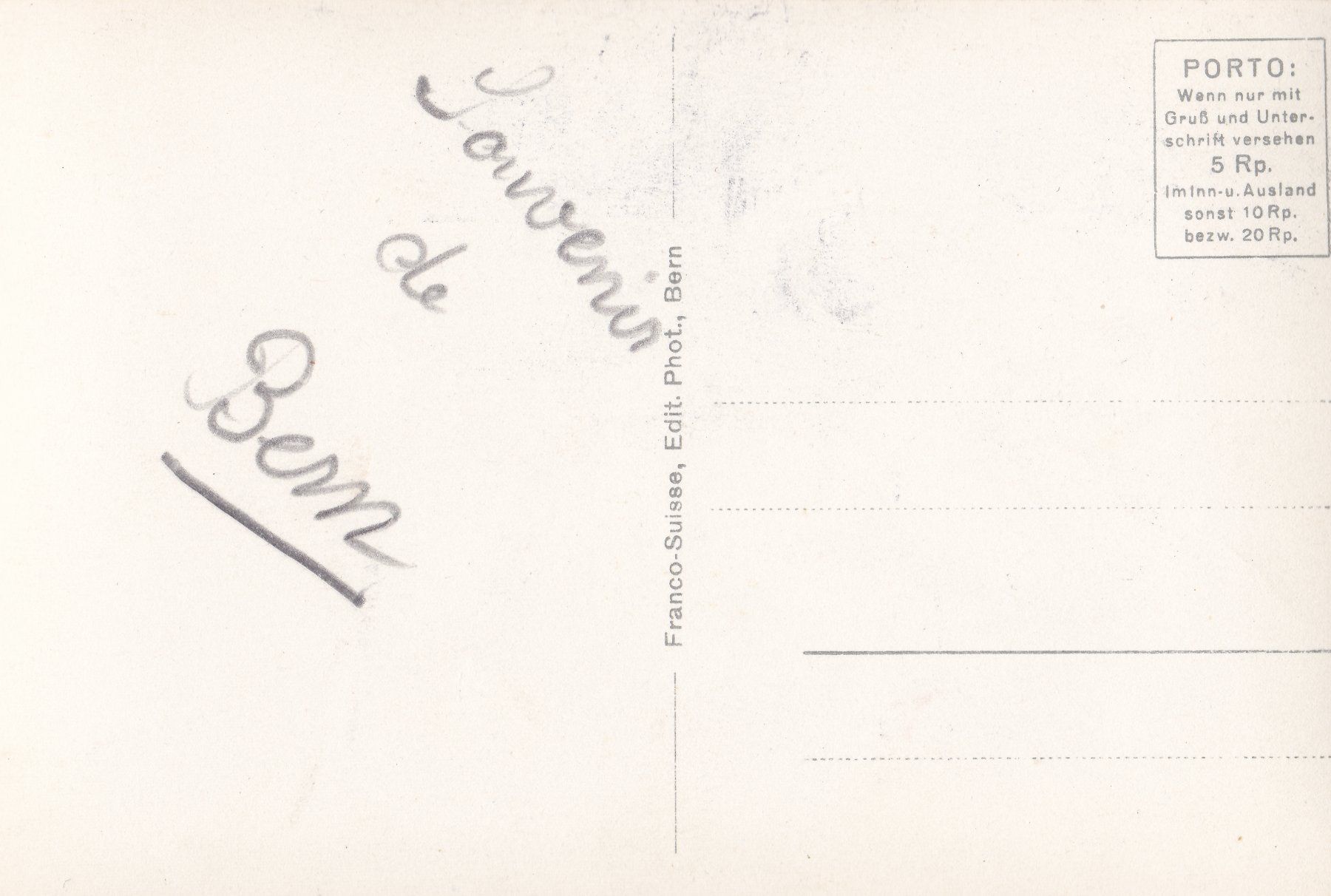 Cartoline postali: Alte Bärengraben Postkarte Bern – Usato da Neuenhof venduto da Wanton 1