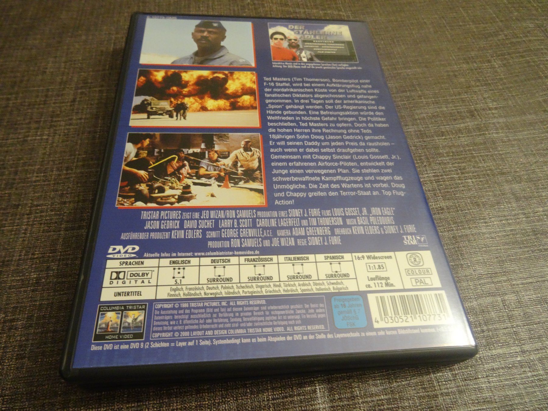 Alle DVDs: Der Stählerne Adler Iron Eagle DVD – Gebraucht aus Olten von Disc-Verkauf 2