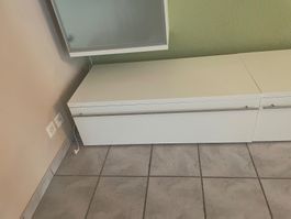 2 Lowboards / TV Möbel weiss
