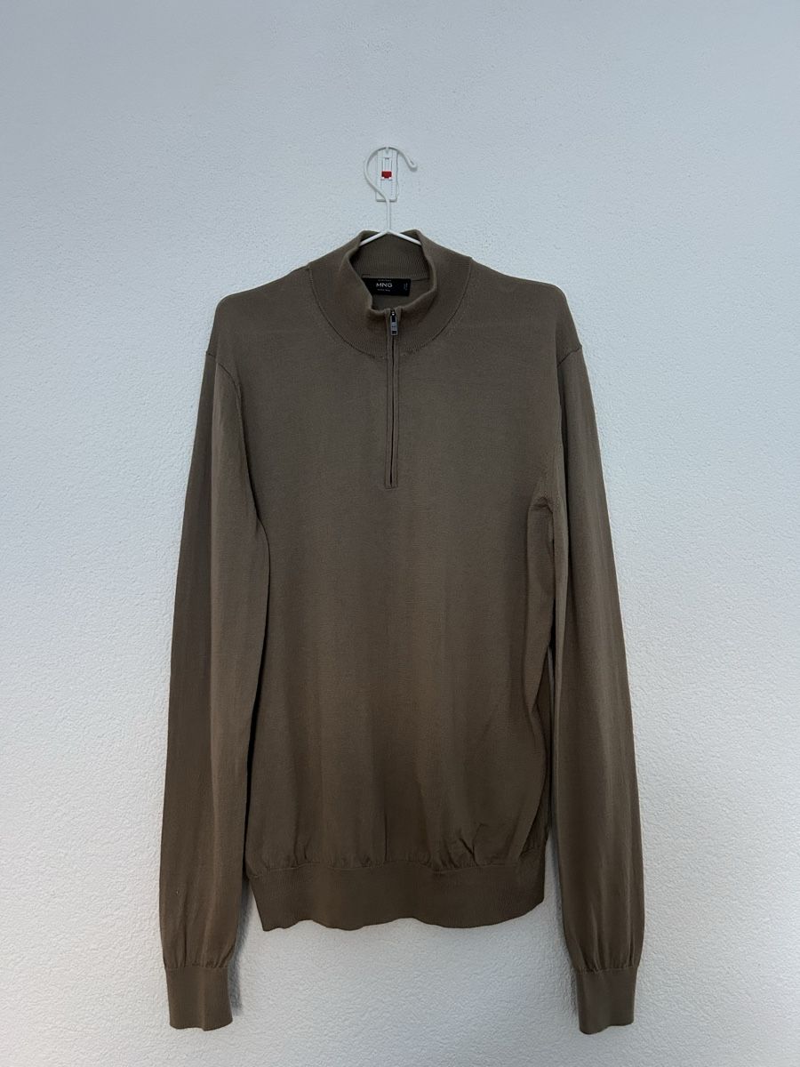 Mango Maglioni & Felpe: Mango Herren Wollpullover mit Reissverschluss, Grösse L – Usato da Chur venduto da faja7000