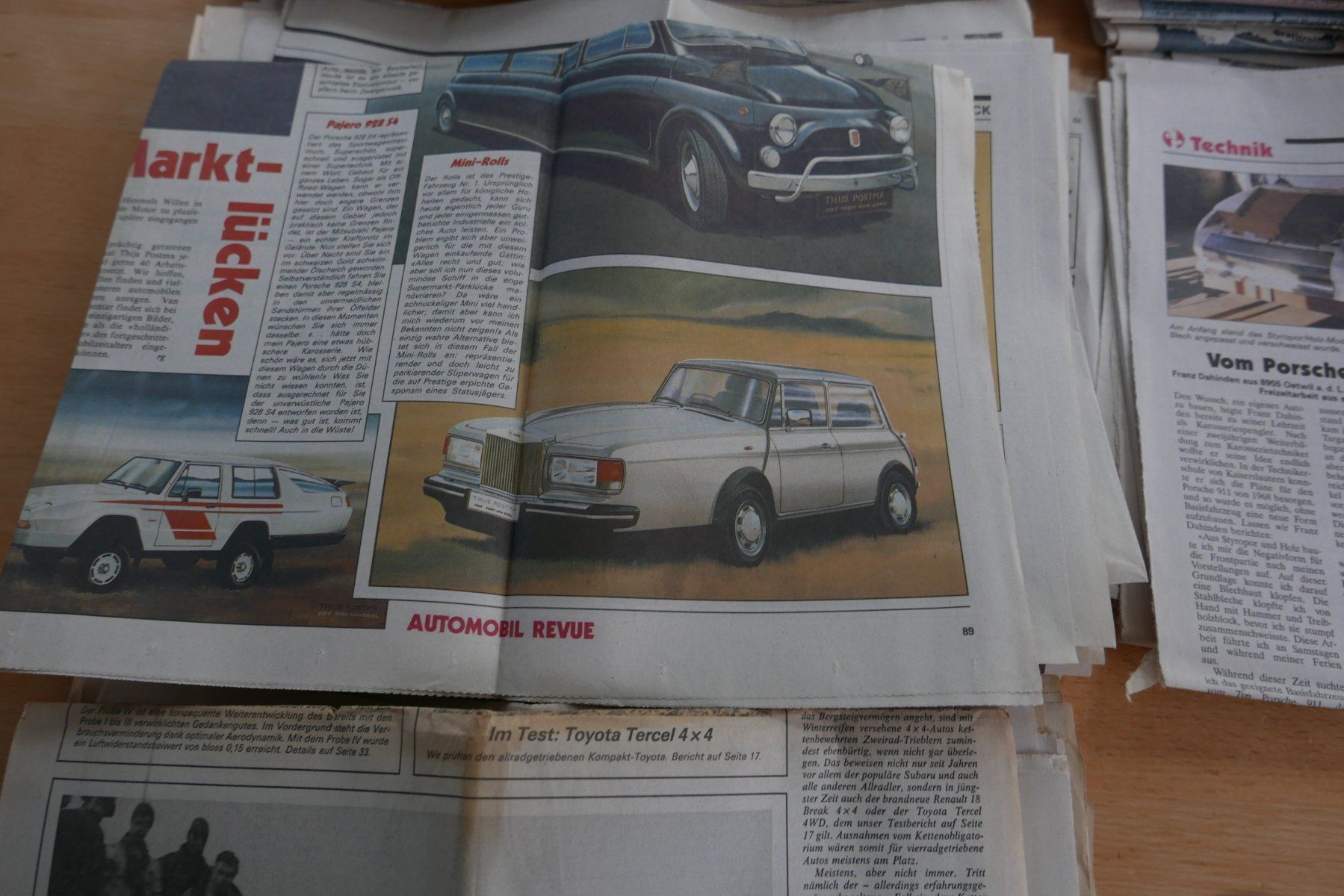 Riviste & Magazine: Zeitschriftenartikel Auto Technik mit Bildern – Usato da Rotkreuz venduto da nigal 1