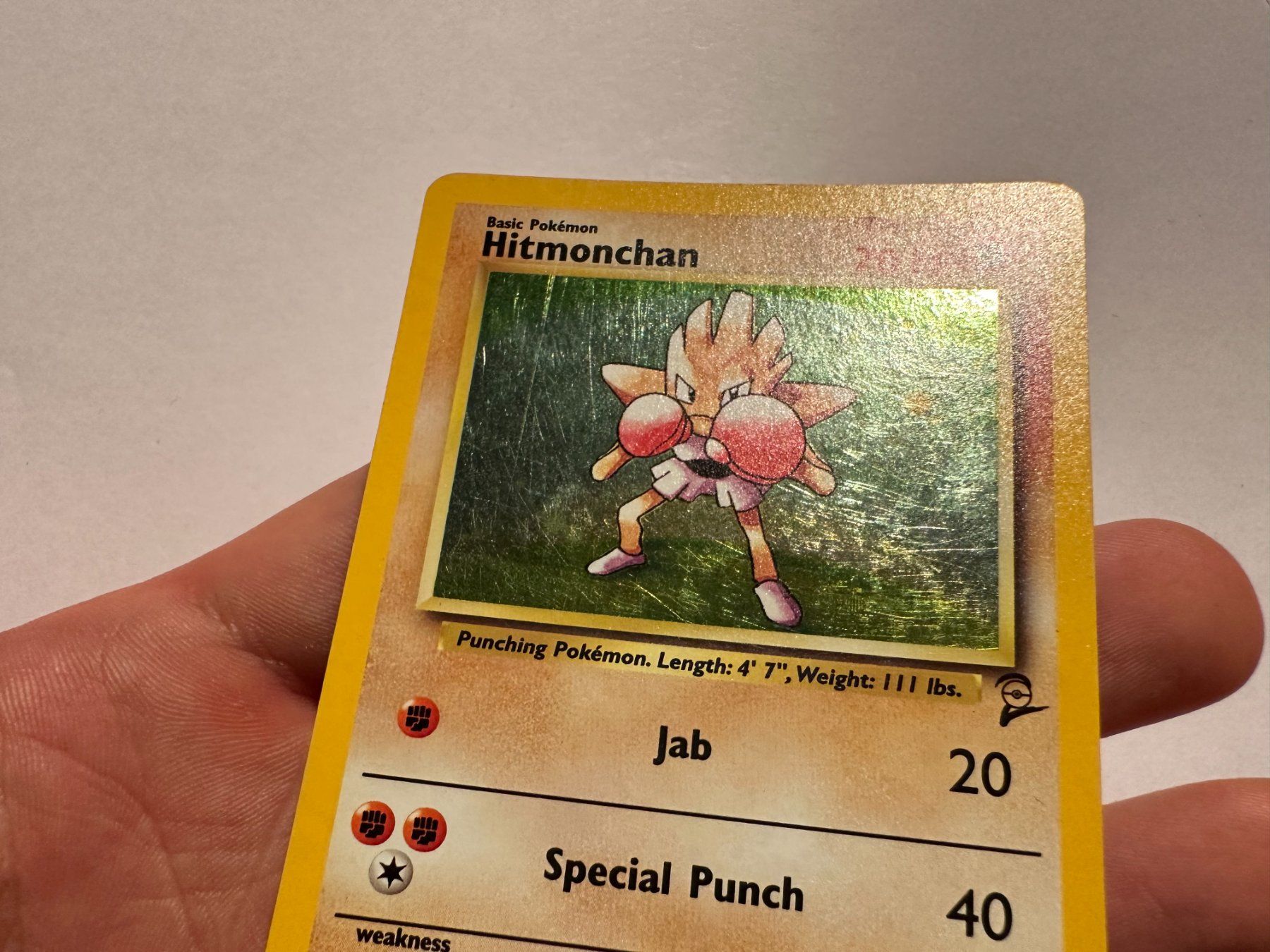 Pokémon Carte collezionabili: Hitmonchan holo Base 2 EN – Usato da Hagendorn venduto da Pokecollectorch 3