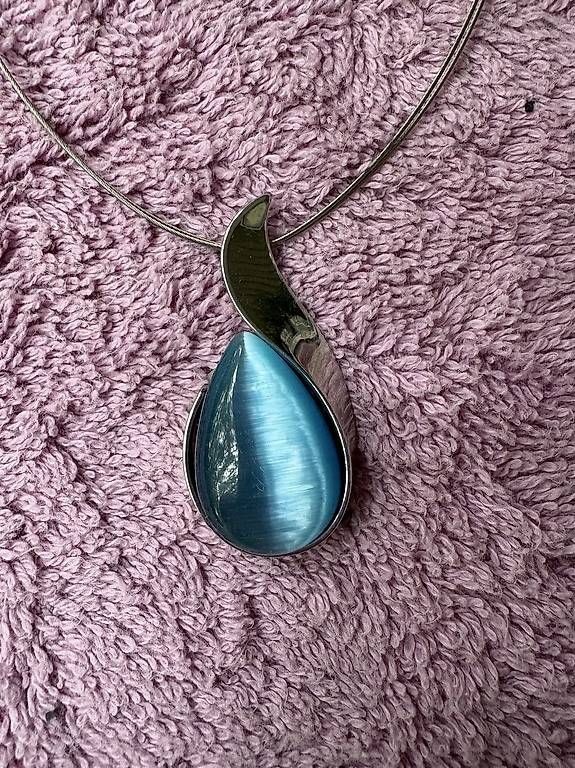 Altri gioielli: Parure élégante collier + boucles d?oreilles goutte bleue – Usato da Ecublens VD venduto da fre_kv6z 2