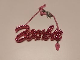 Halskette Kreepsville 666 Zombie pink Steinchen  *NEU*