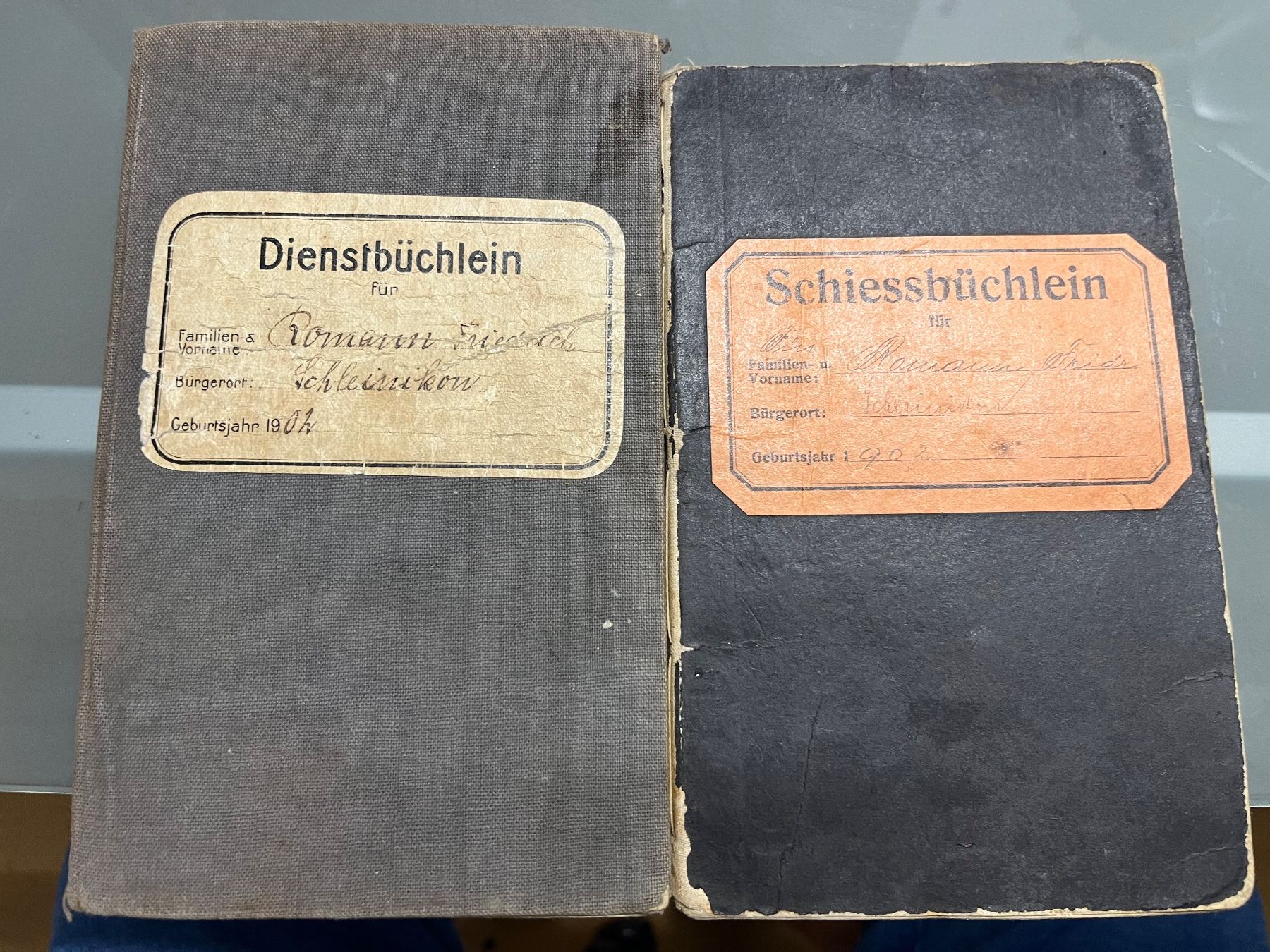 Bücher: Dienst-und Schiessbüchlein- Einträge ab 1922 – Gebraucht aus Romanshorn von Apfelschuss 5