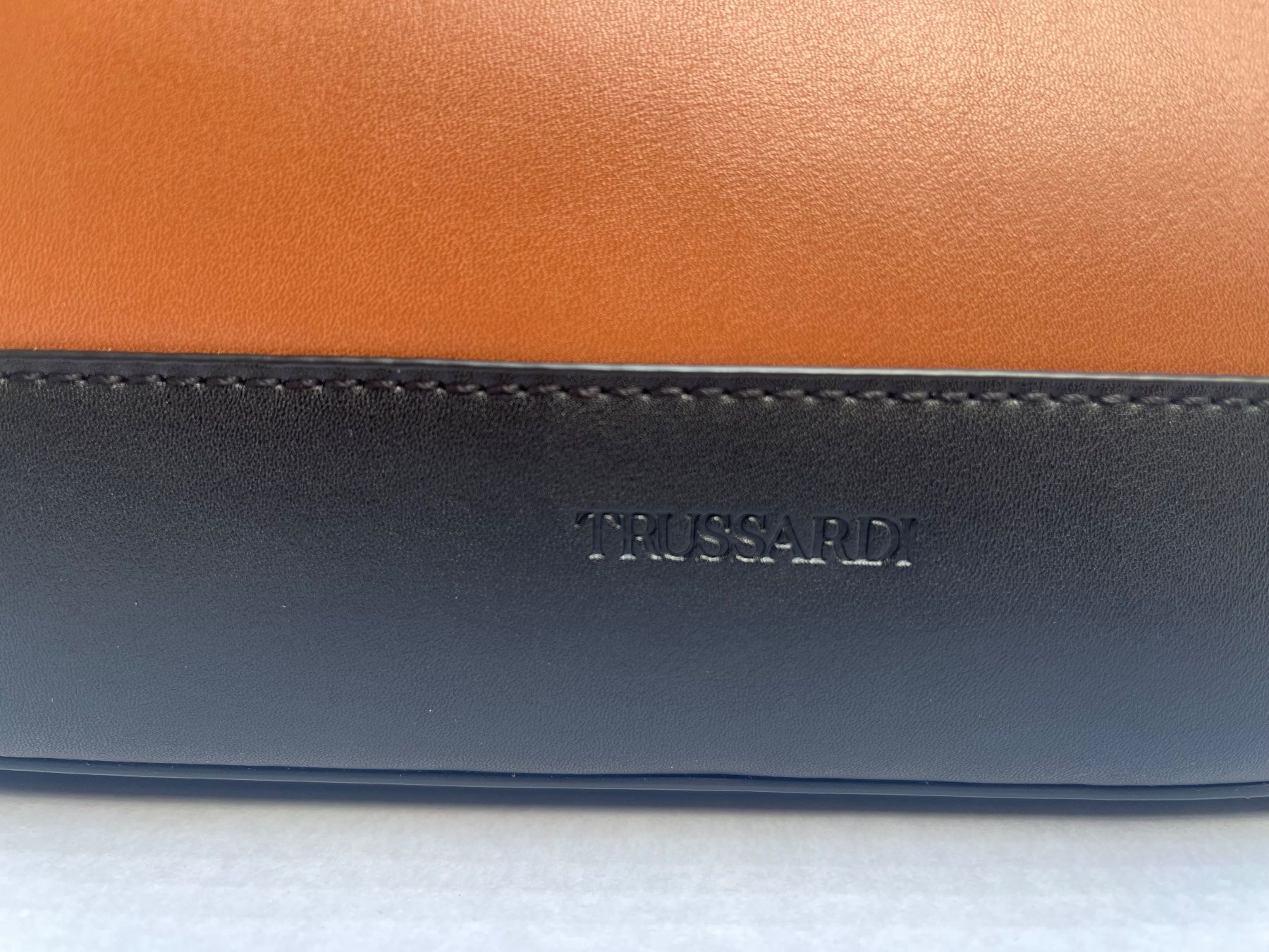 Trussardi Taschen für Damen: Trussardi Leder Shopper Braun – Gebraucht aus Bözberg von sojana 3