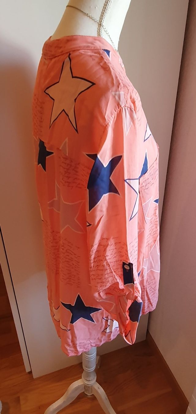 Camicette: Bluse Hemdbluse mit Sternen – Nuovo (secondo la descrizione) da Hittnau venduto da Gamoe 3