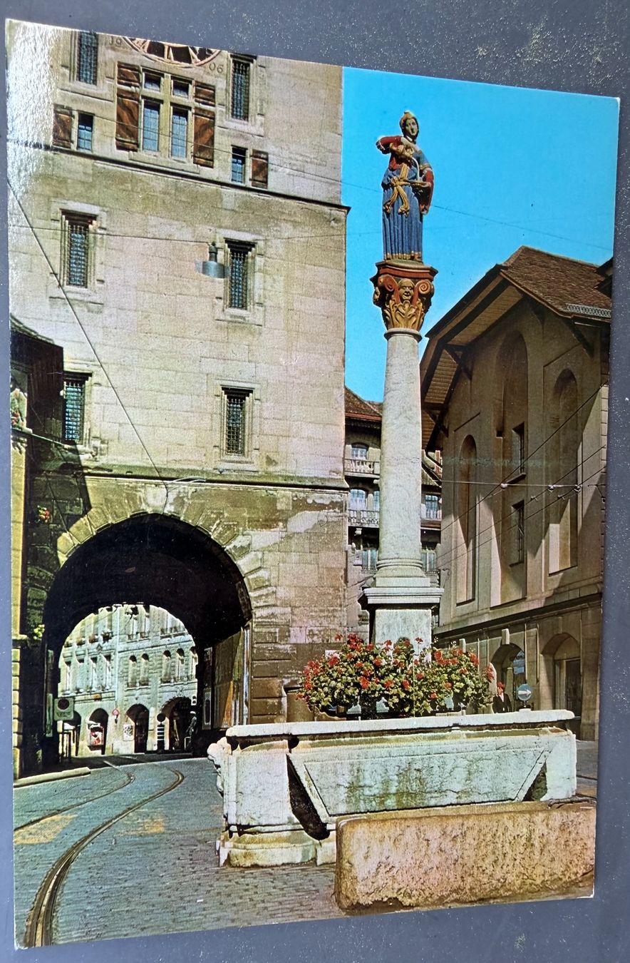 Cartoline postali: BERN - Anna Seiler - Brunnen -  Ansichtskarte – Usato da Tegerfelden venduto da siebenmacky