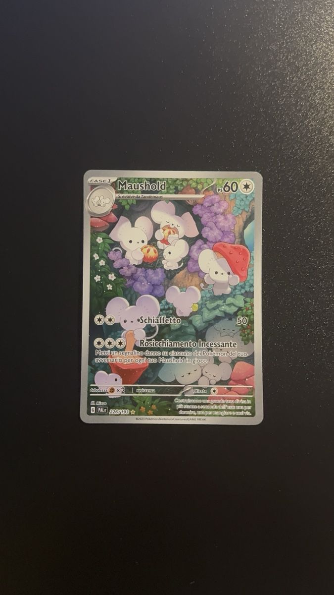 Pokémon Carte collezionabili: Pokemon Maushold (It) Near Mint – Nuovo (secondo la descrizione) da Brugg AG venduto da mar_627h