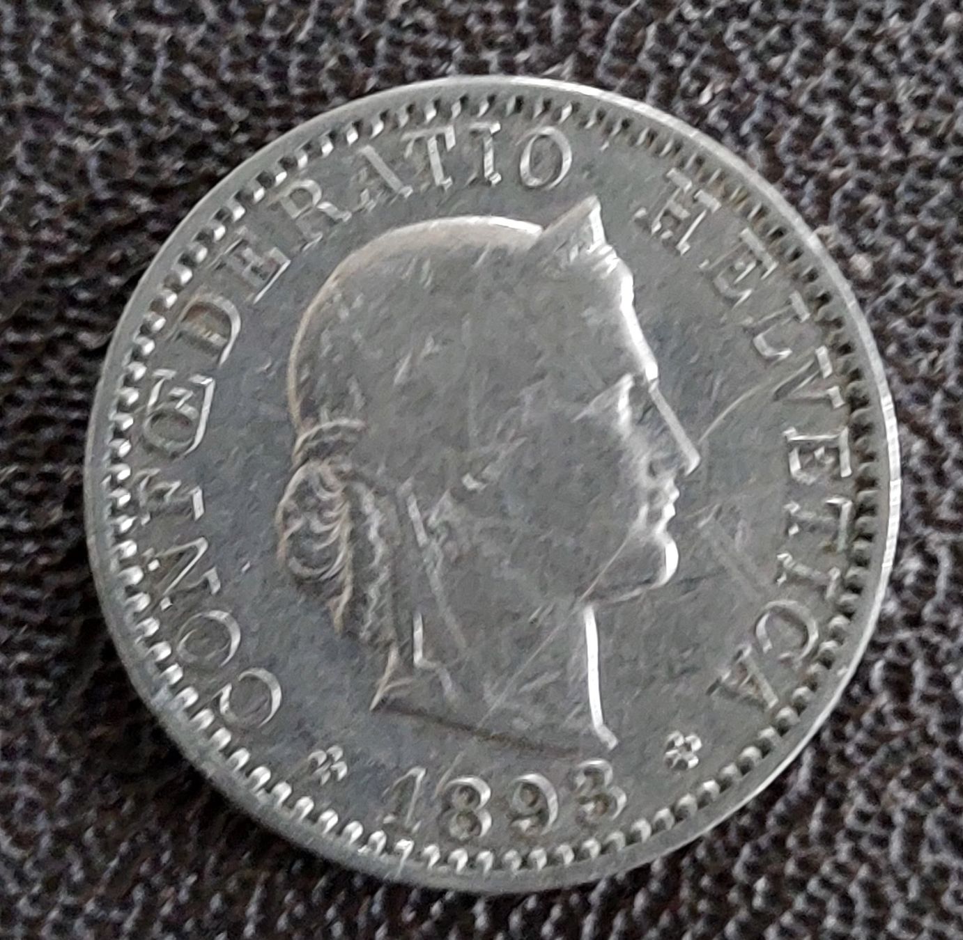 Alle Münzen: 20 Rappen 1893 – Neu (gemäss Beschreibung) aus Arch von coinsandmore