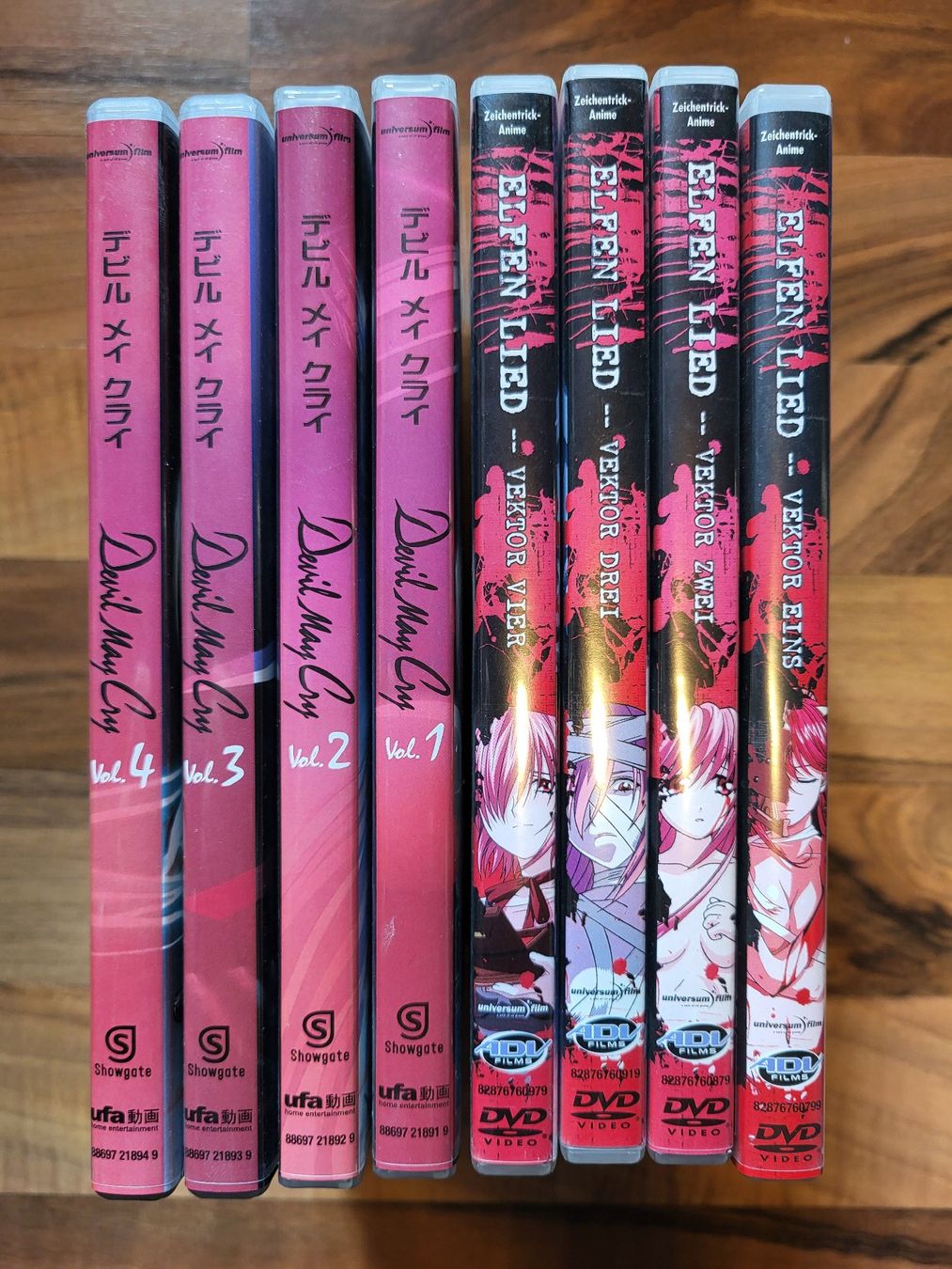 Tous les DVDs: Elfen Lied und Devil May Cry Anime DVD Komplett – D'occasion à Gossau SG par Bonitoflocken