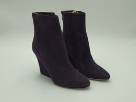 Jimmy Choo Baxen Wedge Ankle Boots – EU 36 – Violett __