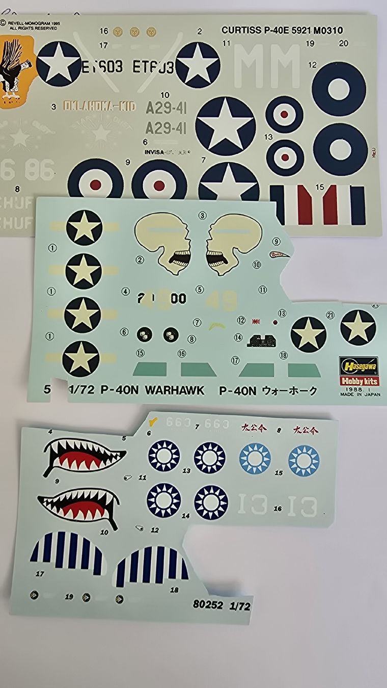 Modellbausätze & Standmodelle: Monogram Kit 5921 P-40E Warhawk 1:48 Modellbau – Neu und originalverpackt aus Balsthal von cri_8tqn 2