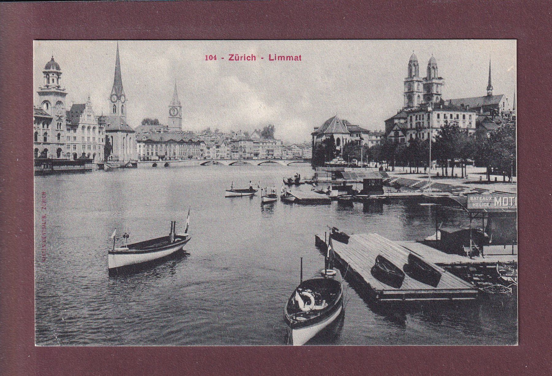 Cartes postales: ZÜRICH - Limmat – D'occasion à Pully par nicecards