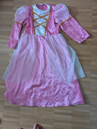 Mädchen Kleid Prinzessin Grösse 128 rosa guter Zustand