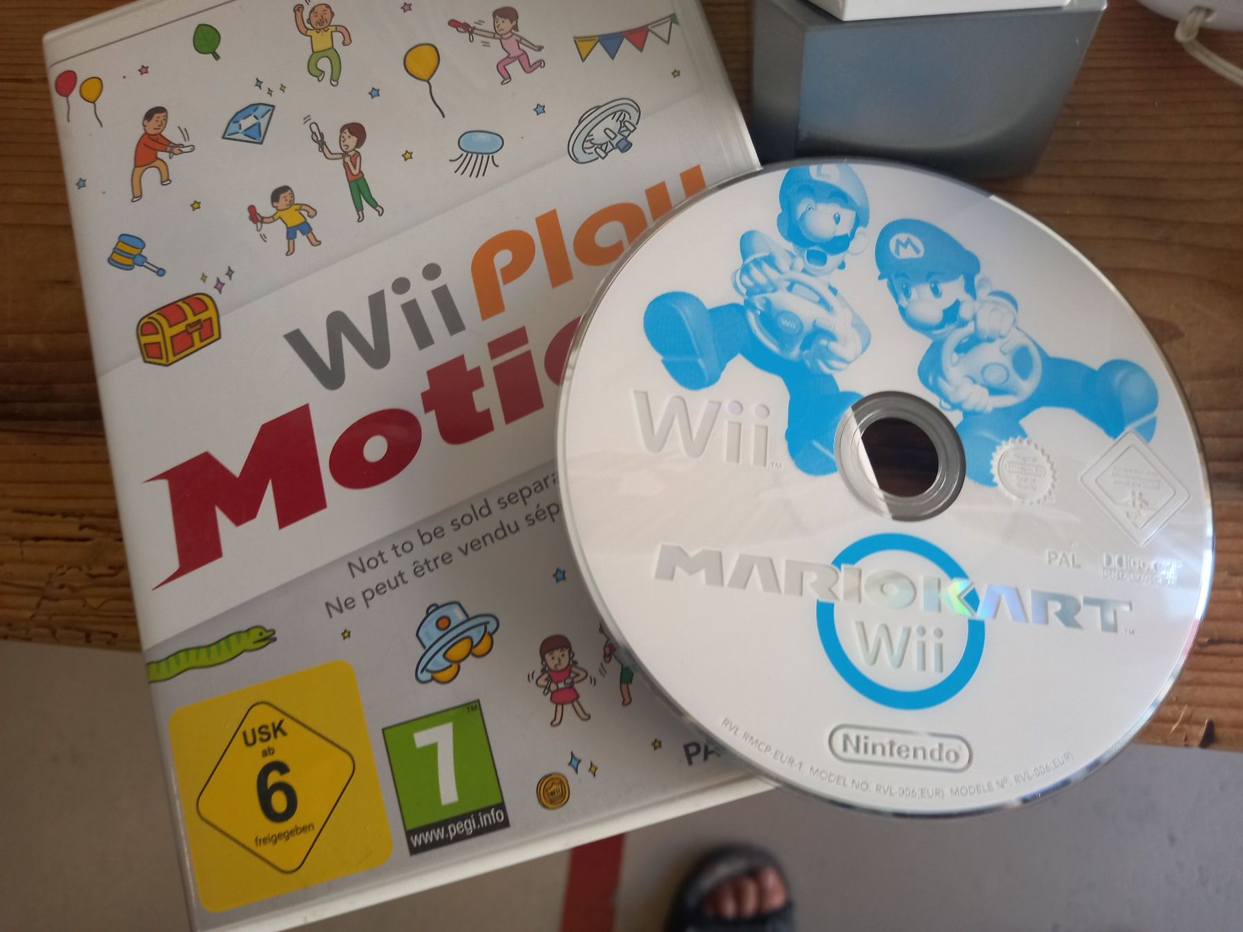 Nintendo Console: Nintendo Wii Konsol mit Mario Kart – Usato da Prez-vers-Siviriez venduto da Monija70 5