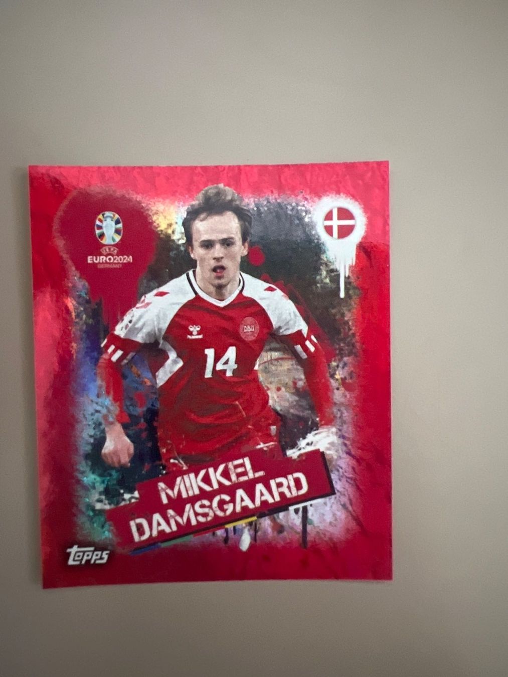 Carte collezionabili: Topps EM 2024 ROT Mikkel Damsgaard DEN 3 – Nuovo (secondo la descrizione) da Dietikon venduto da Emoruk