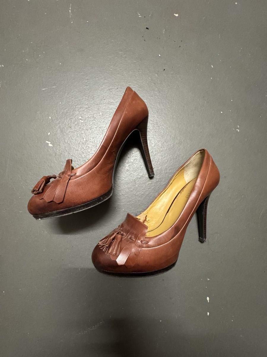 Scarpe da donna: Nine West Bordeaux Leather Heels Pumps – Usato da Zürich venduto da alieacelina