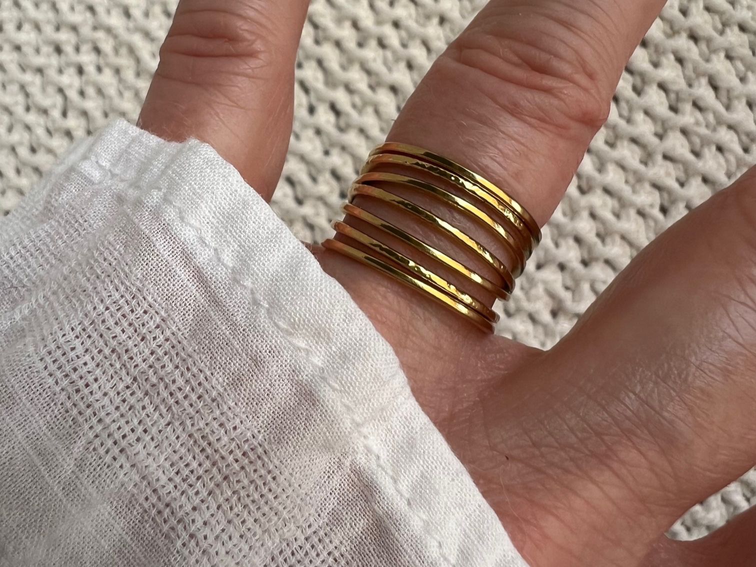 Ringe: Bague en acier inox design – Neu (gemäss Beschreibung) aus Pully von sunaddict