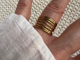 Bague en acier inox design