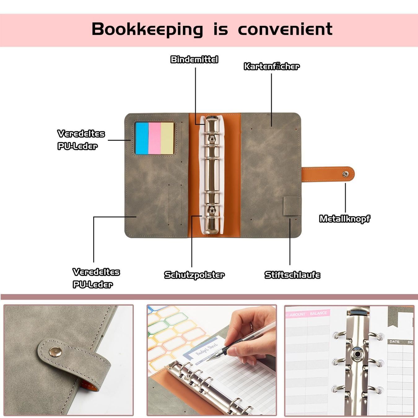 Classeurs: PVC Bindemittelmaterial Budget Planner – Neuf (Voir description) à Thun par yesky 3