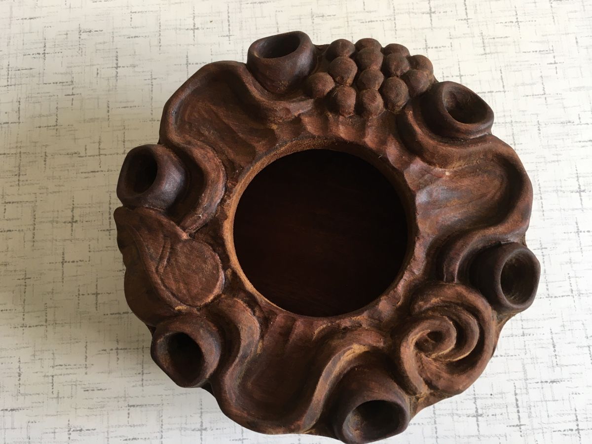 Tutte le decorazioni: Freundschafts Kaffee Holz dekoratives Gefäss – Usato da Lyss venduto da Punktum01 4