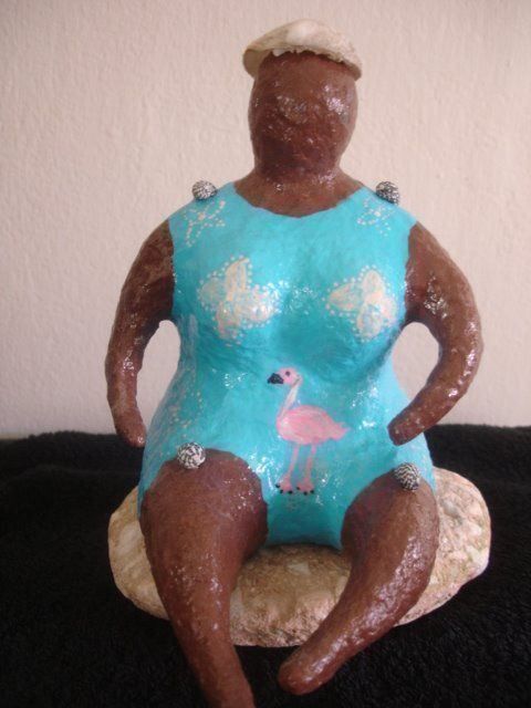 Sculture & Statue: Papiermache Skulptur Nr. 2 – Nuovo (secondo la descrizione) da Beatenberg venduto da nonnkari 1