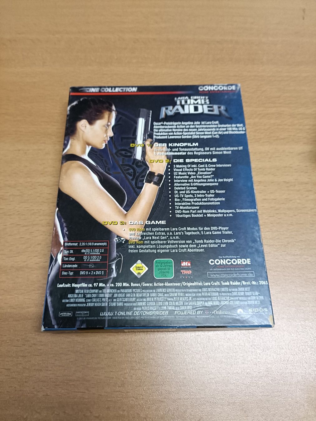 Tutti i DVDs: DVD Tomb Raider, 3 DVDs – Usato da Köniz venduto da Movieportal007 4