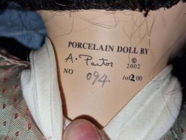 Porcelain Doll A. Pastor 2002 No 094/200 guter Zustand