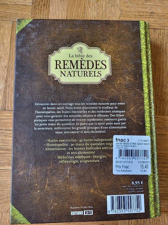 Bücher: La bible des remèdes naturels – Gebraucht aus Lausanne von sar_yyb7 1