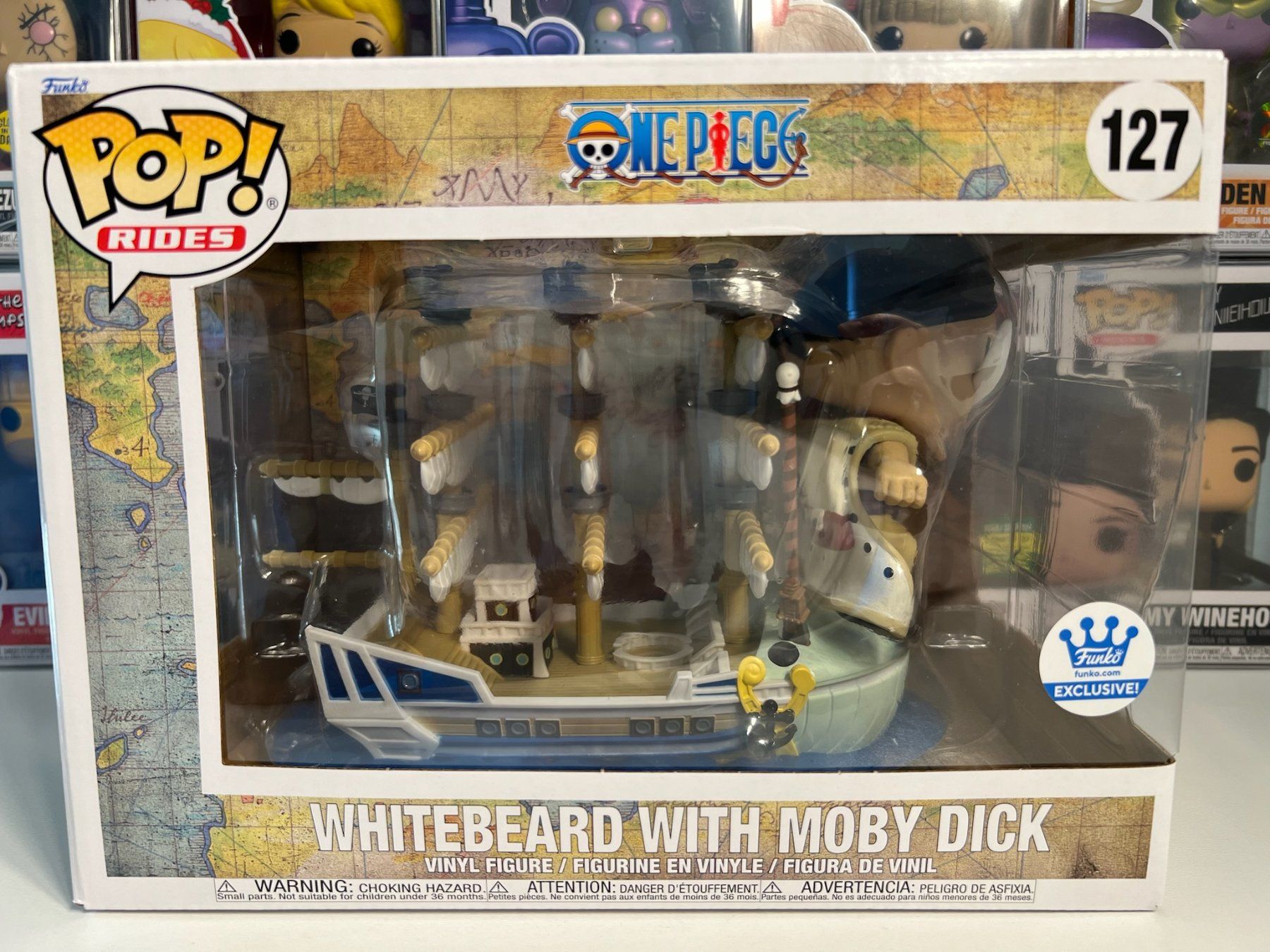Funko Statuette: Funko POP! Animation One Piece Whitebeard with Moby Dick – Nuovo e nell'imballaggio originale da Le Mouret venduto da perfectbijou