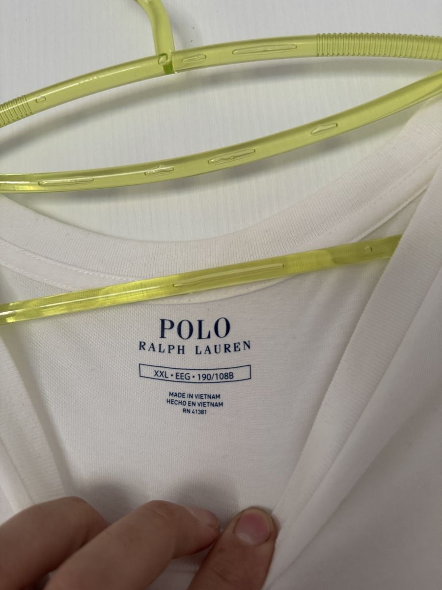 Ralph Lauren T-shirts: Polo Ralph Lauren T-Shirt, weiss, basic, oryginal – Neuf (Voir description) à Wetzikon ZH par Jan_wojt 2