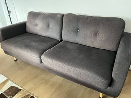 Zu verschenken: Gepflegte Polstergruppe in Dunkelbraun