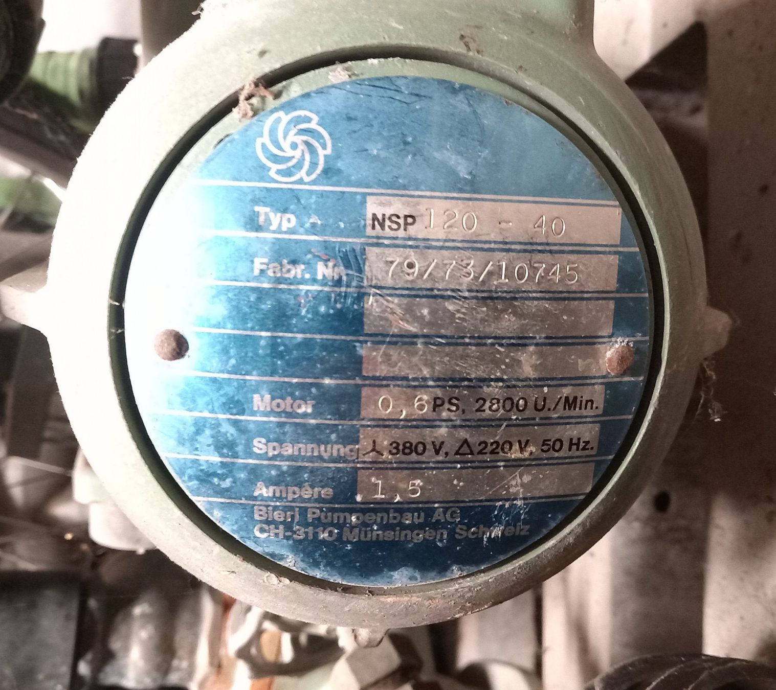 Pompe & Parti di ricambio: WASSERPUMPE – Usato da Ried-Brig venduto da ugukim
