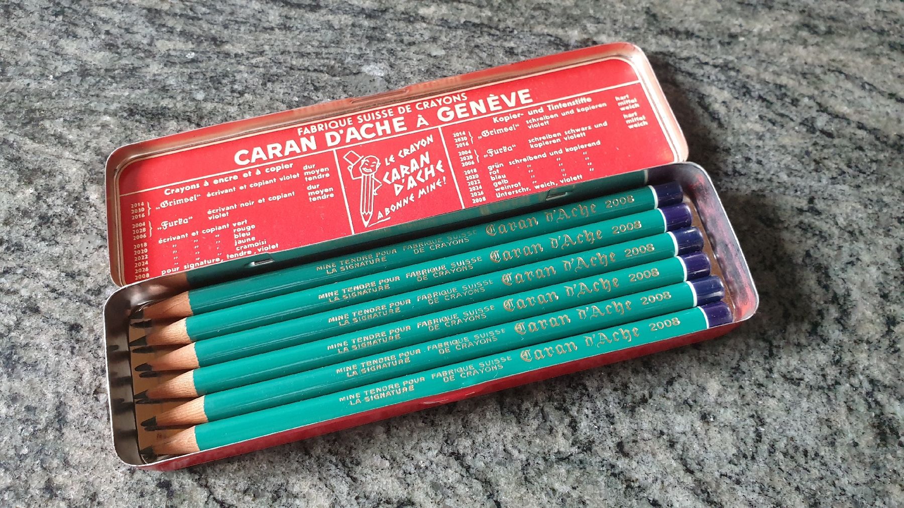 Dosen: CARAN D'ACHE METALLBOXEN ANTIK – Gebraucht aus Wengi b. Büren von Ot1000 5
