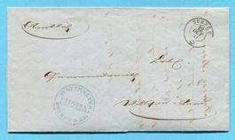 Faltbrief von Sursee nach Willisau 1861