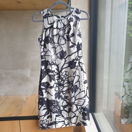 🐸 DESIGNER KLEID 100% SEIDE 38 VON HELLO COUTURE HAMBURG