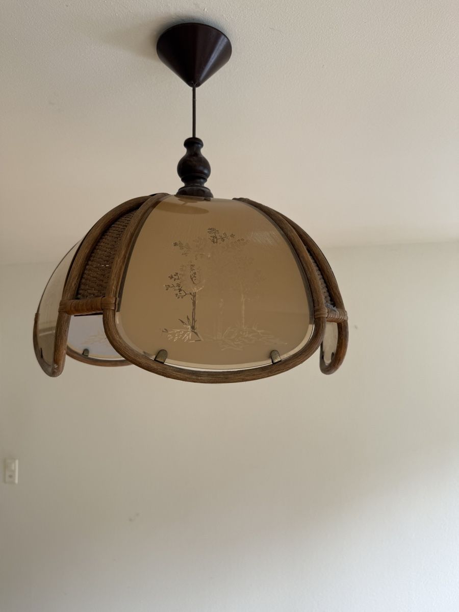 Lampadari & plafoniere: Rustikale Deckenlampe mit Waldmotiv - Gemütliches Licht – Usato da Zürich venduto da chi_xhq5 8