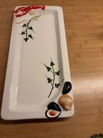 Schöne Servierplatte für Fisch & Meeresfrüchte, Top!