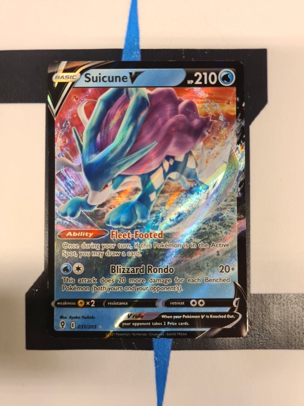 Pokémon Carte collezionabili: Suicune V EVS031 EN NM – Nuovo (secondo la descrizione) da Basel venduto da Zadoys