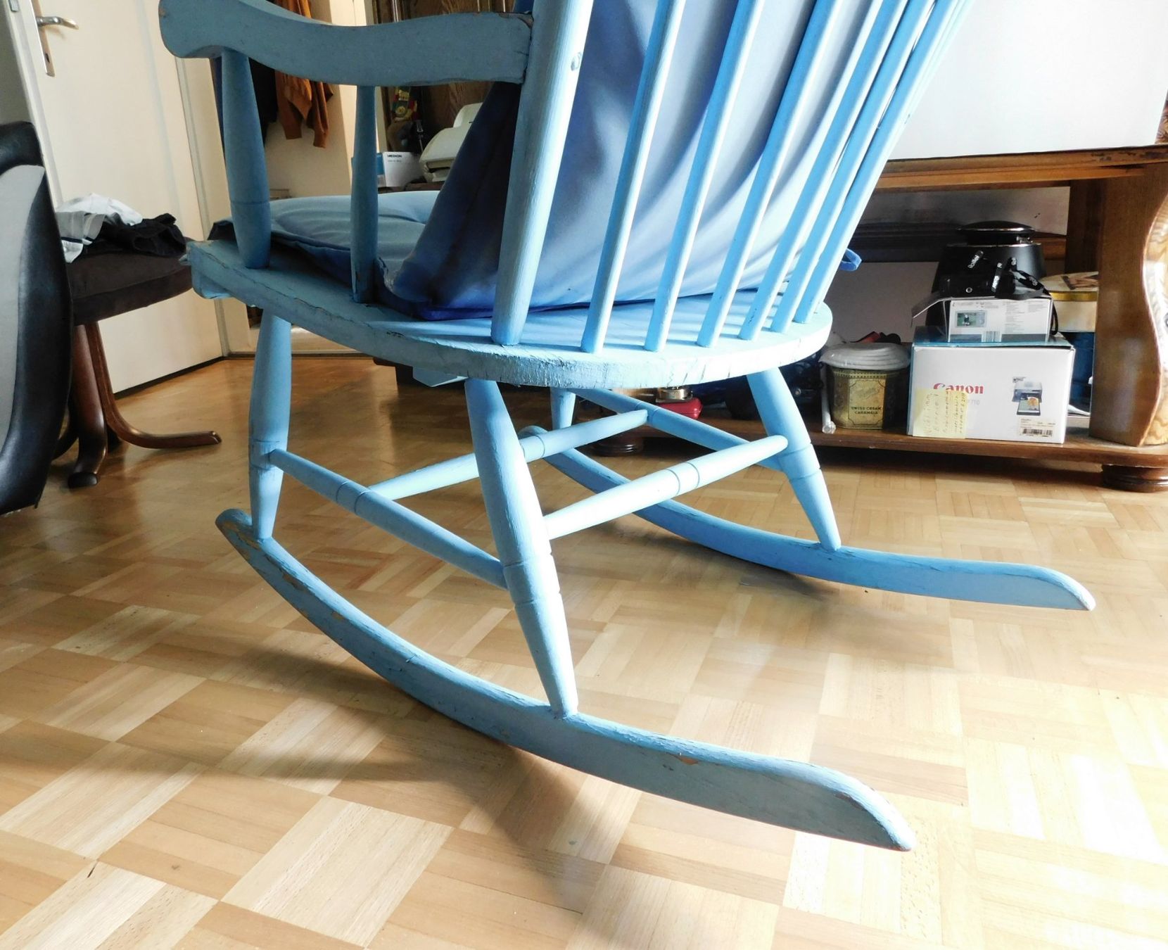 Fauteuils: Schaukelstuhl, taubenblau – D'occasion à Emmenbrücke par Neverlaand-22 6