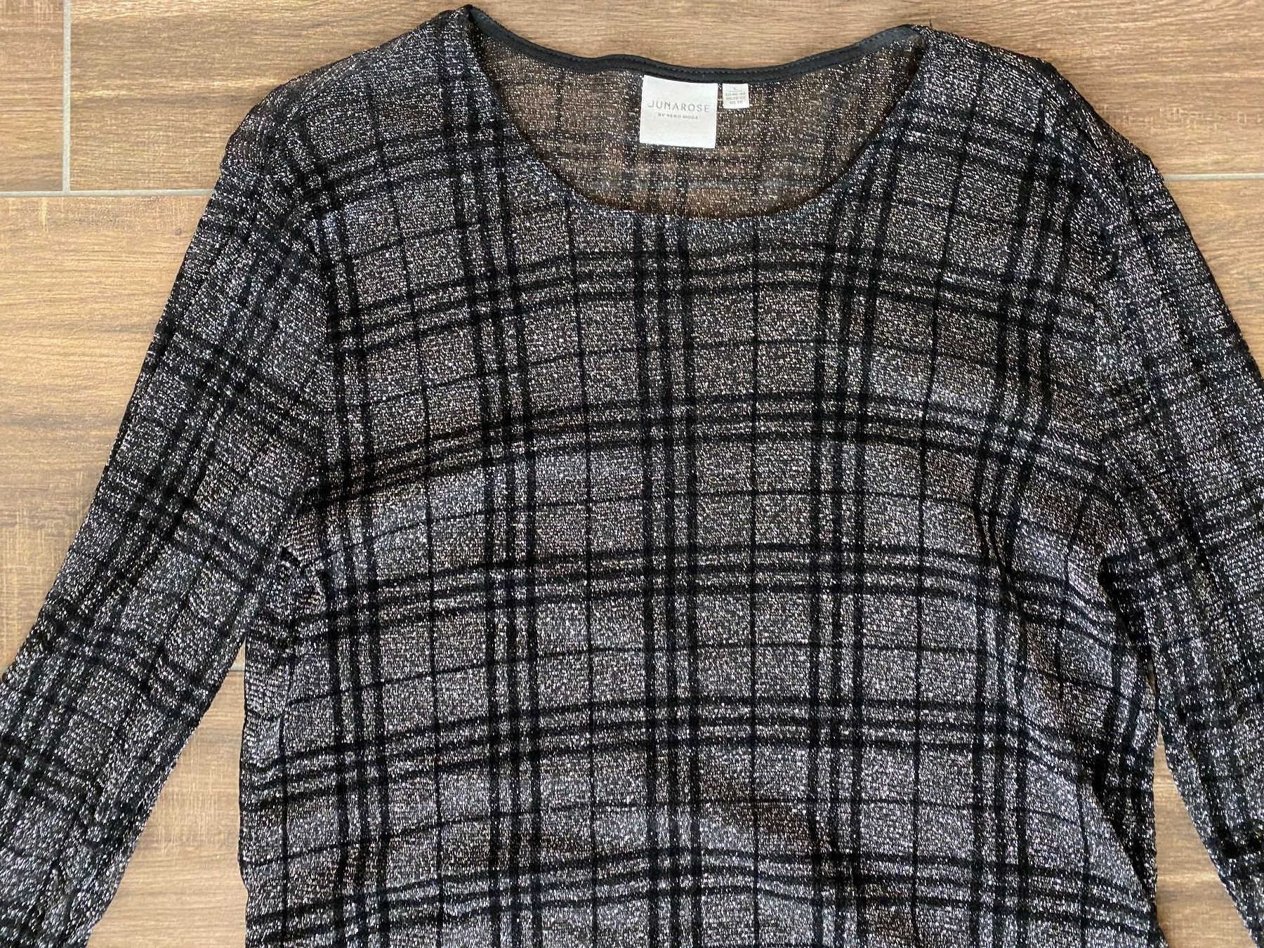 Vero Moda T-shirt: Junarose by Vero Moda Oberteil Glitzer Gr. L / 46 - 48 – Usato da Pratteln venduto da a23_j2gs 1