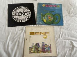 3 x Gong LP UK First Press Prog Rock