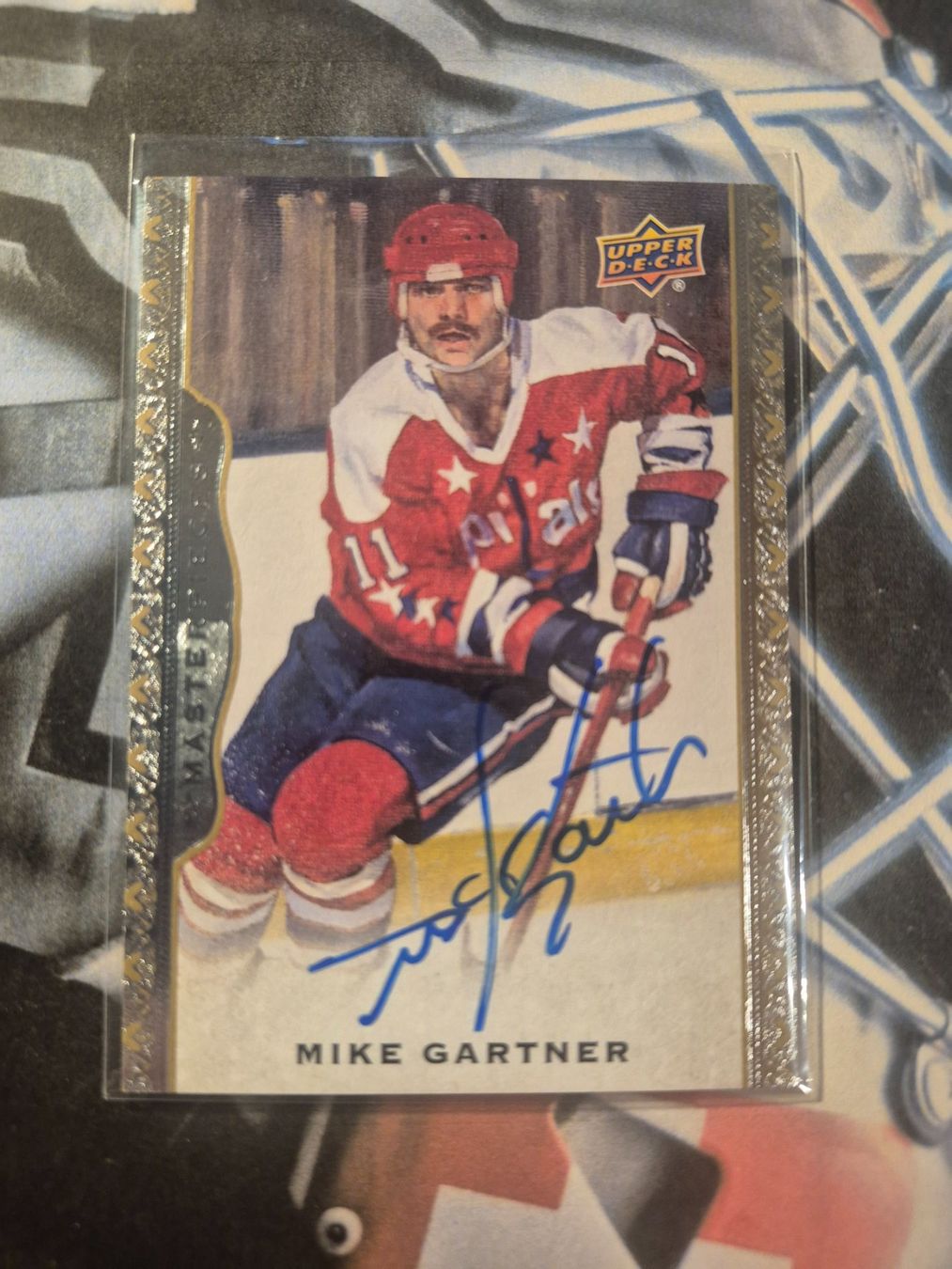 NHL Carte collezionabili: NHL Mike Gartner Washington Capitals Masterpieces – Usato da Treiten venduto da Sauber73