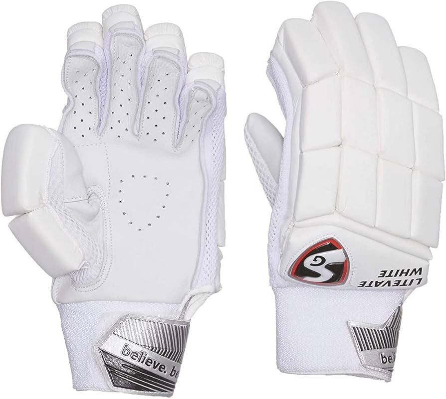 Guanti & manicotti: SG Litevate White Batting Gloves – Nuovo e nell'imballaggio originale da Luzern venduto da ronymamuni 4