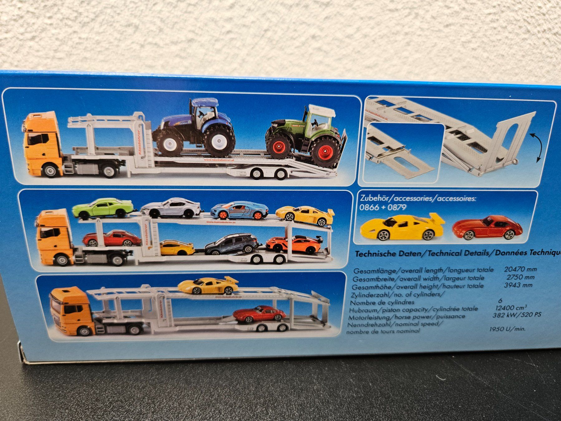 Siku Giocattoli: Neu - Siku - 3944 - MAN Autotransporter – Nuovo e nell'imballaggio originale da Dagmersellen venduto da Jarsetz_Restposten 3