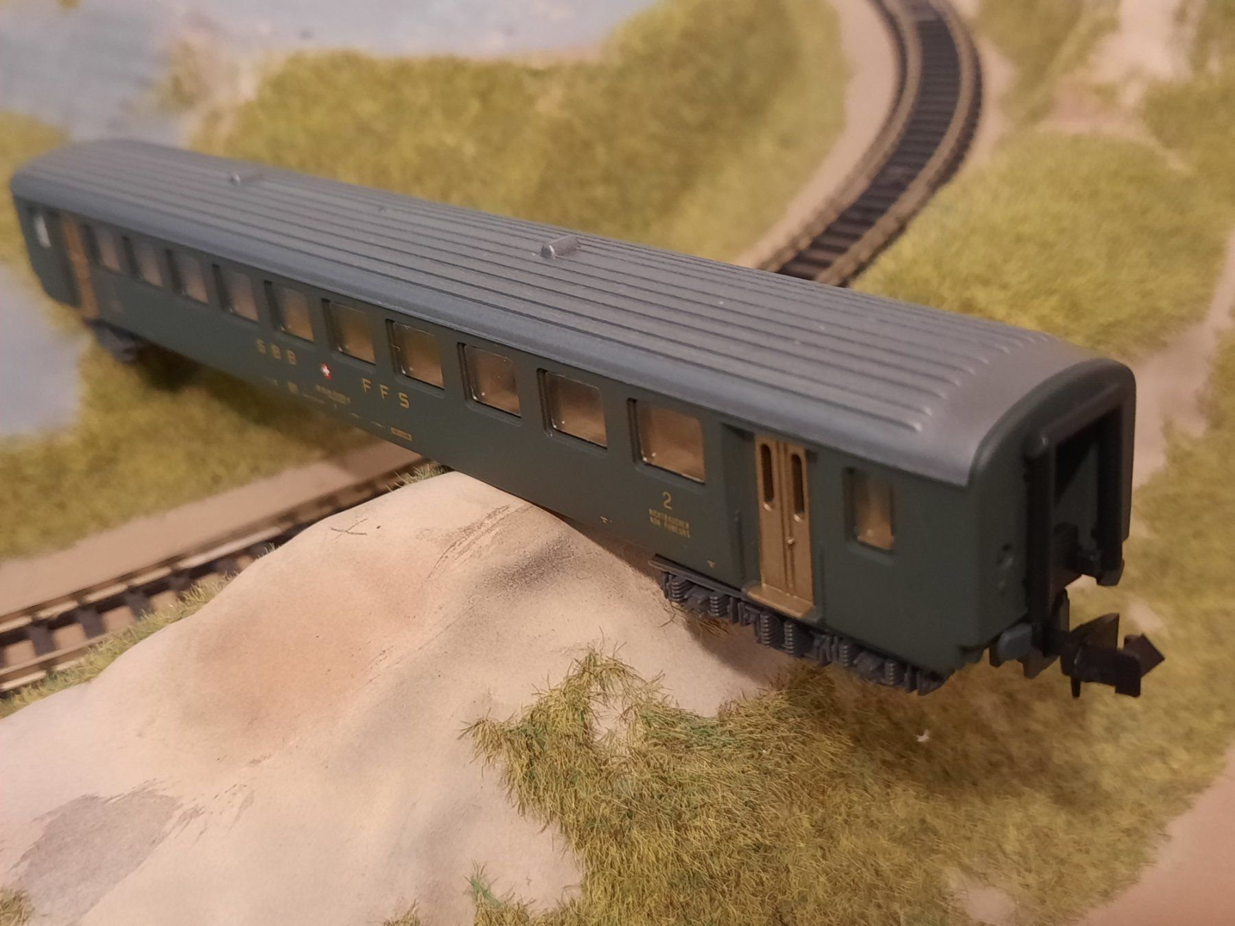 Lima Modellini di ferrovie: Personenwagen "SBB CFF", Spur N,  2.Klasse, Lima – Usato da Wolfhausen venduto da Rocky5606 1