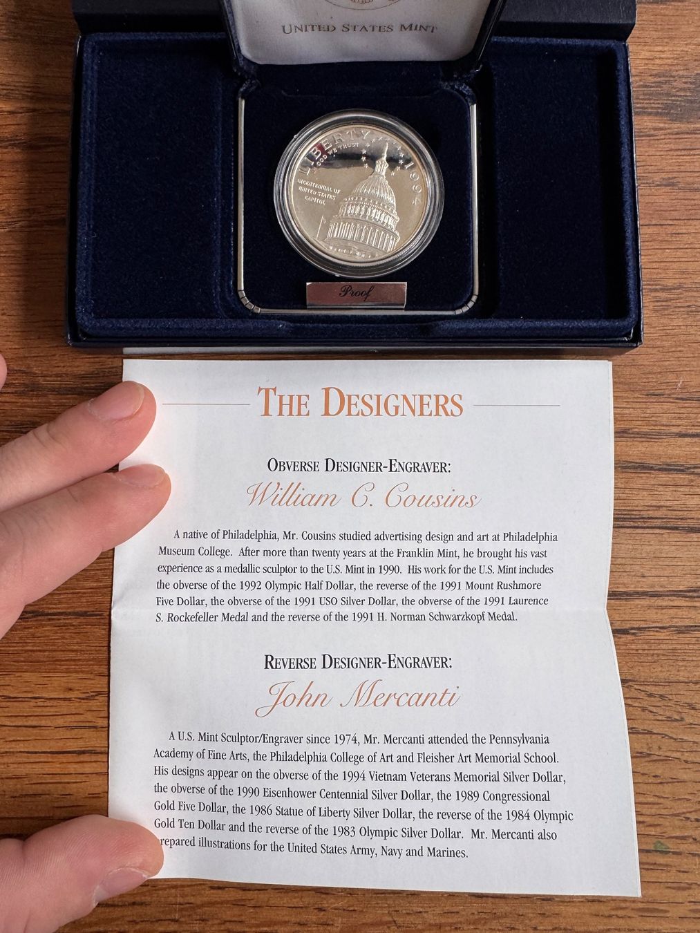 Tutti le monete: US Capitol Bicentennial Silberdollar 1994 - Full Set! – Usato da Ebikon venduto da Dmasterx 1