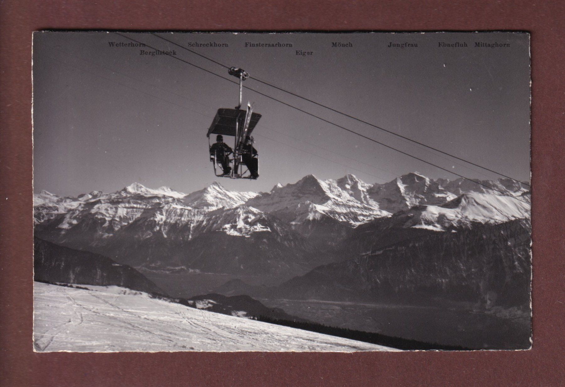 Cartes postales: BEATENBERG - Sesselbahn Niederhorn – D'occasion à Pully par nicecards-shop