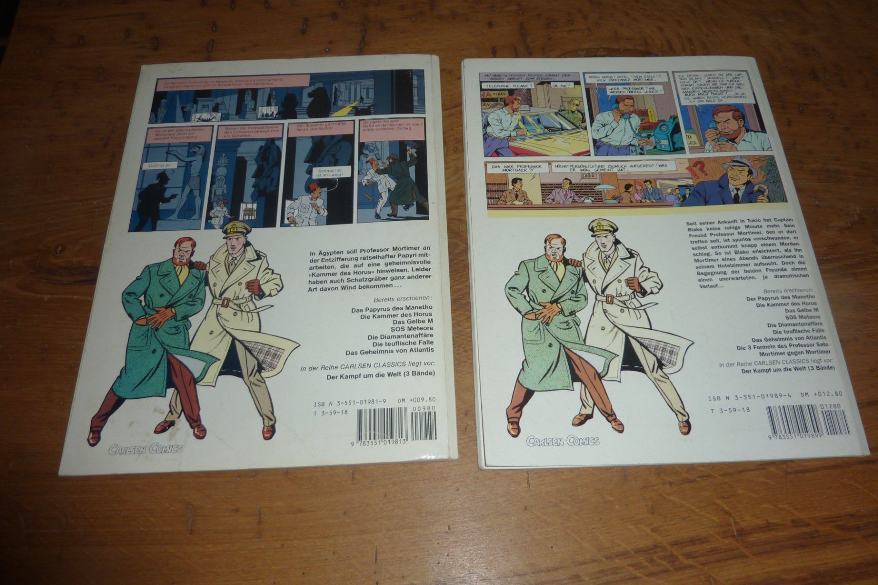 Fumetti: Abenteuer Blake & Mortimer, Pyramide, gegen Mortimer,Soft – Usato da Lausen venduto da akira003 3